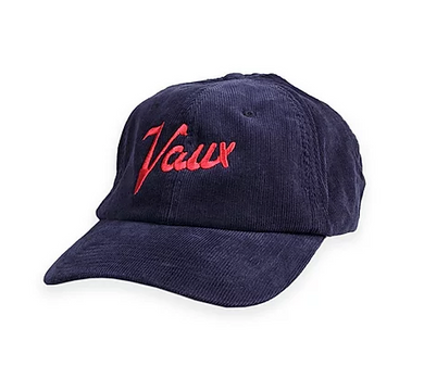 Vaux Brewery Cord Cap Retro Navy